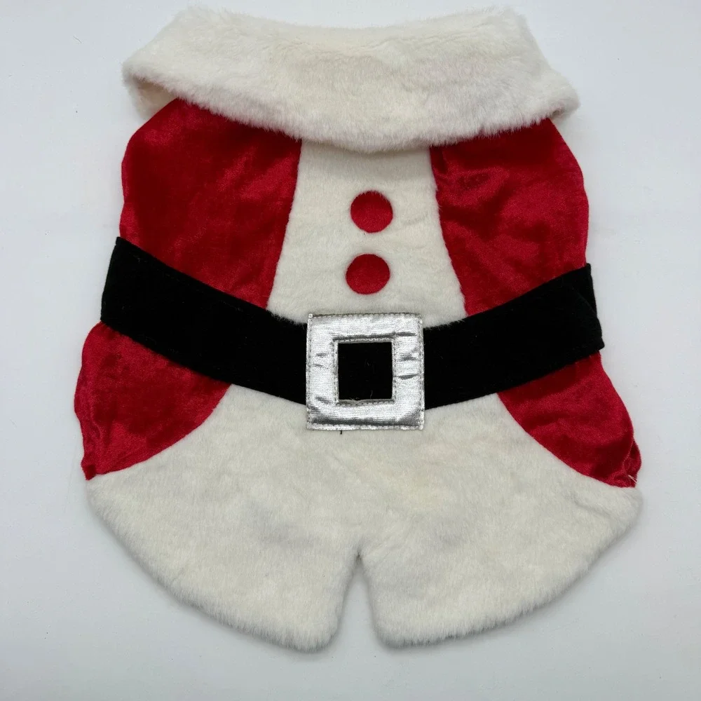 Dickens' Closet Holiday Santa Claus‎ Costume Pet Dog Medium Suit
